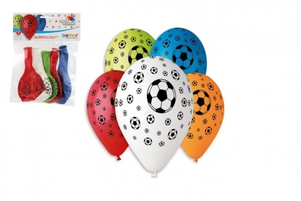 Piłki dmuchane piłkarskie 30 cm - 5 sztuk