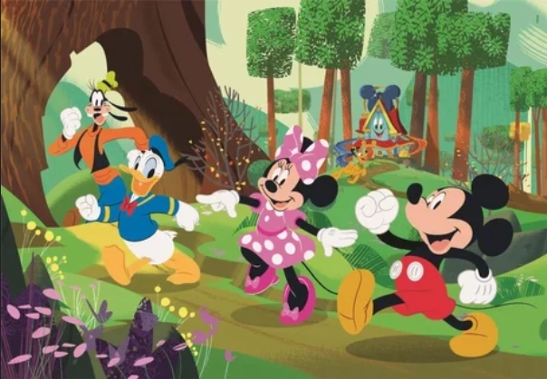 Puzzle maxi 104 elementy Disney Miki i przyjaciele
