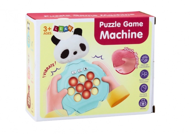 Pop-It Panda Pluszowa arkadowa konsola Wibracyjna sensoryczna gra