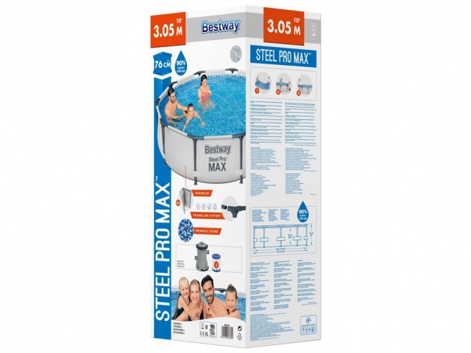 Bestway okrągły stelażowy basen 305x76 cm