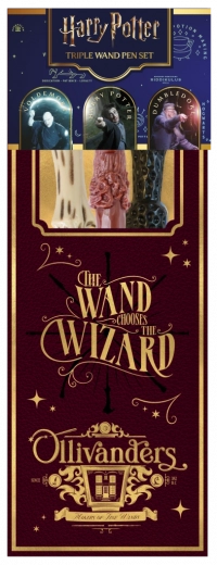 Zestaw długopisów w kształcie magicznych różdżek HARRY POTTER Magical Locations