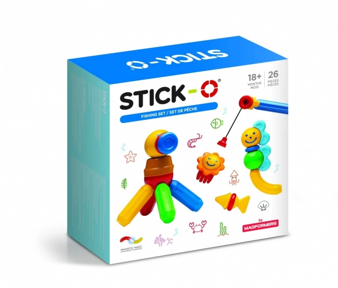 Stick-O Magnetyczna zabawka Rybki