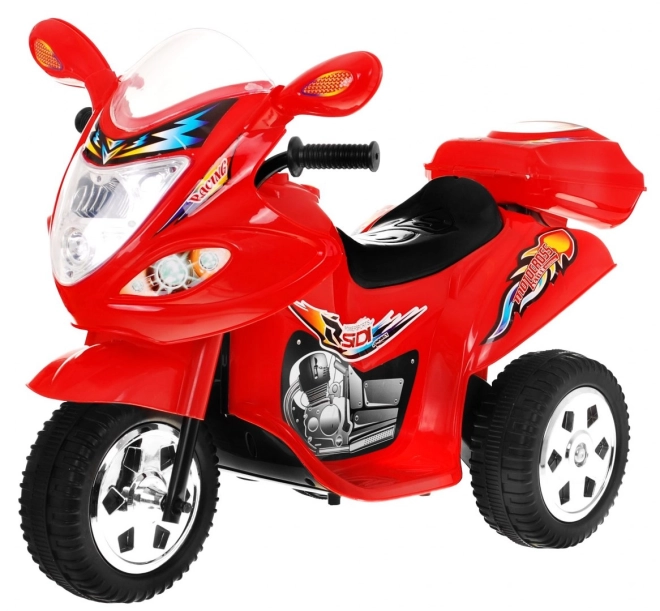 Trójkołowiec BJX-088 motocykl elektryczny + dźwięki + światła – Červená