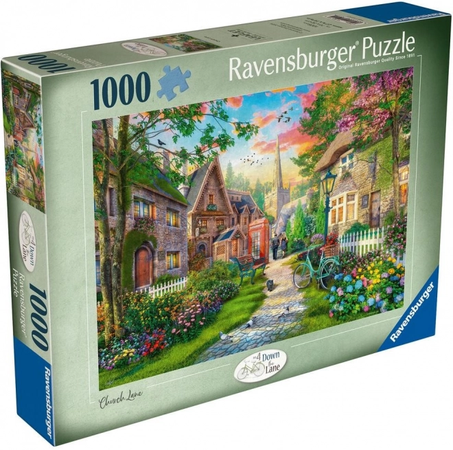 RAVENSBURGER Puzzle Spacer wiejską uliczką 1000 elementów