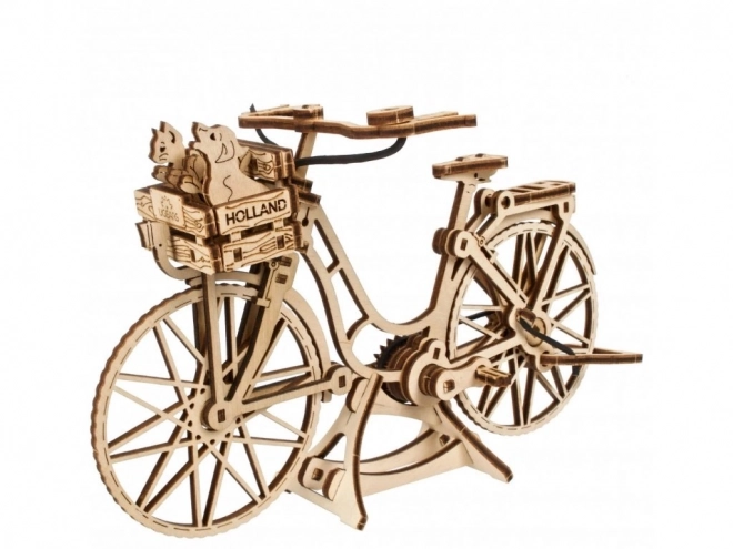 Ugears 3D drewniane mechaniczne puzzle Rower Holland