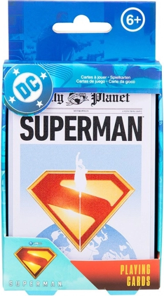 Karty do gry Superman w metalowym pudełku
