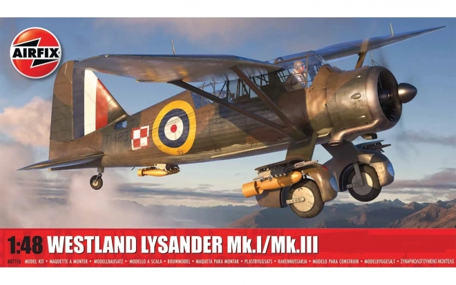 Model samolotu Westland Lysander Mk.I/Mk.III 1/48