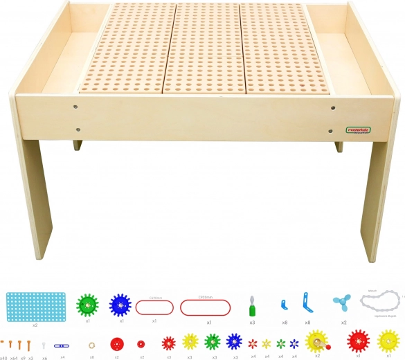 Kompletny zestaw przekładni i narzędzi do nauki STEM