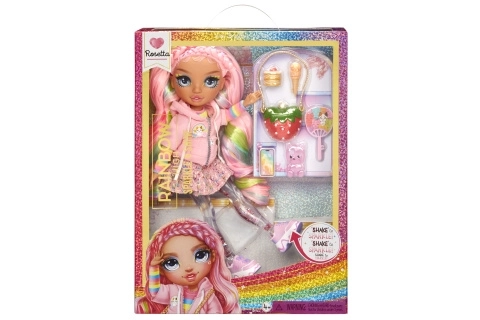 Lalka modowa Rainbow High Sparkle & Shine - Rosetta (Różowa)