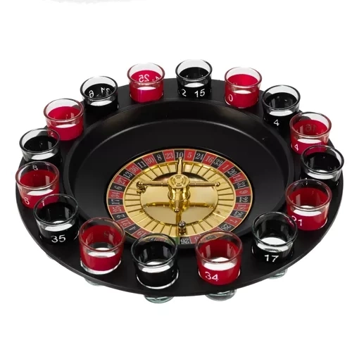 Imprezowa ruleta + kieliszki