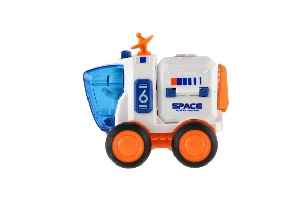 Auto kosmiczne plastikowe 8x9cm na bezwładności, 2 kolory