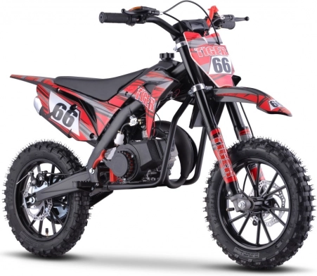 Benzynowa minibike 49 ccm TIGER – czerwona