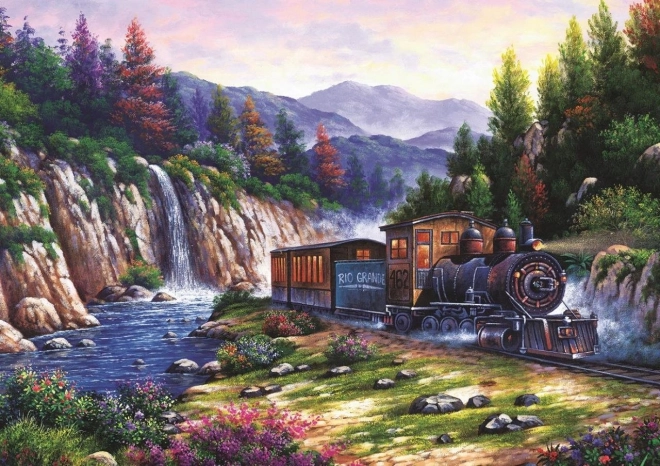 Puzzle Podróż pociągiem 1000 elementów ART PUZZLE