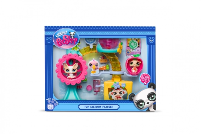 Littlest Pet Shop Zabawna fabryka z 2 figurkami