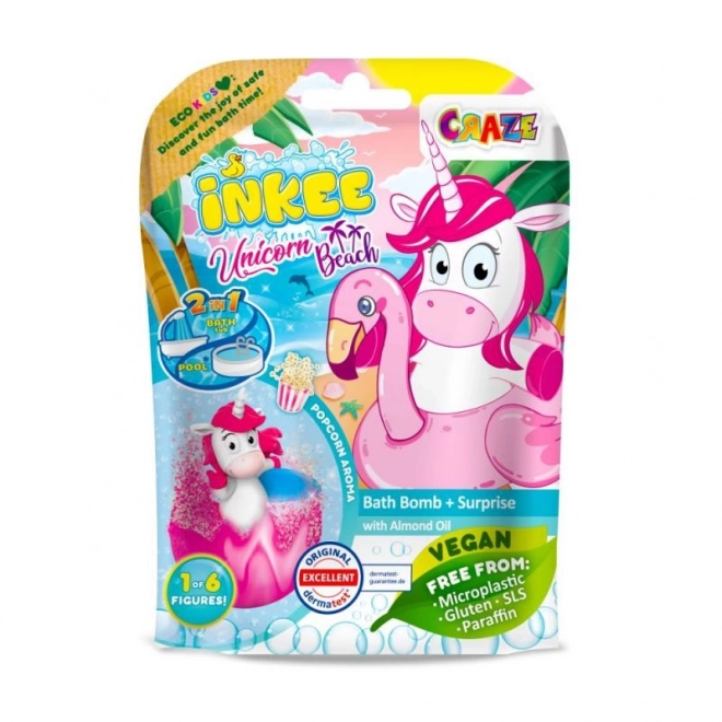 Musująca bomba do kąpieli z niespodzianką Unicorn beach