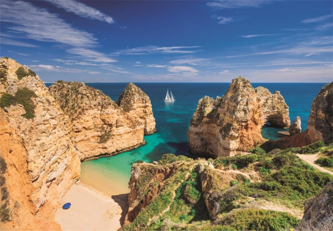 Puzzle 1000 elementów Zatoka Algarve CLEMENTONI