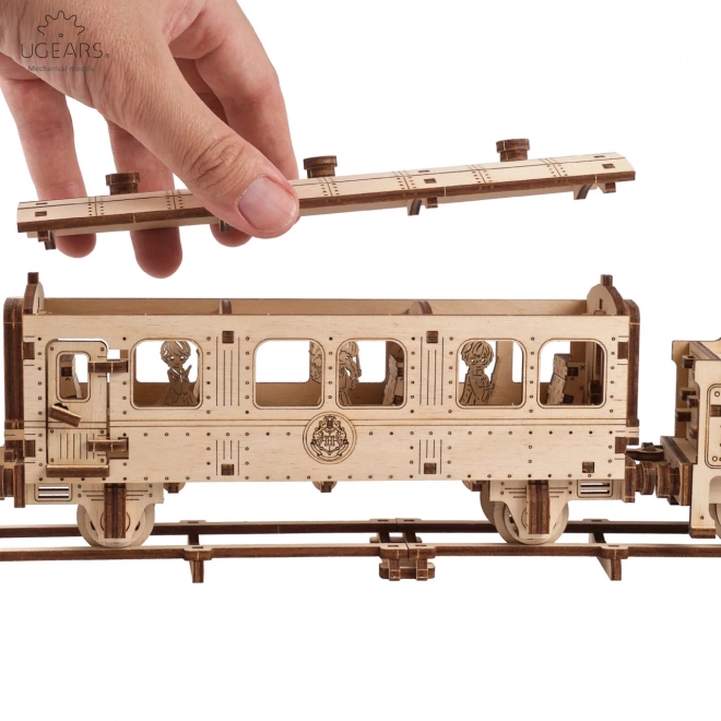 Ugears 3D drewniane mechaniczne puzzle Harry Potter Ekspres do Hogwartu