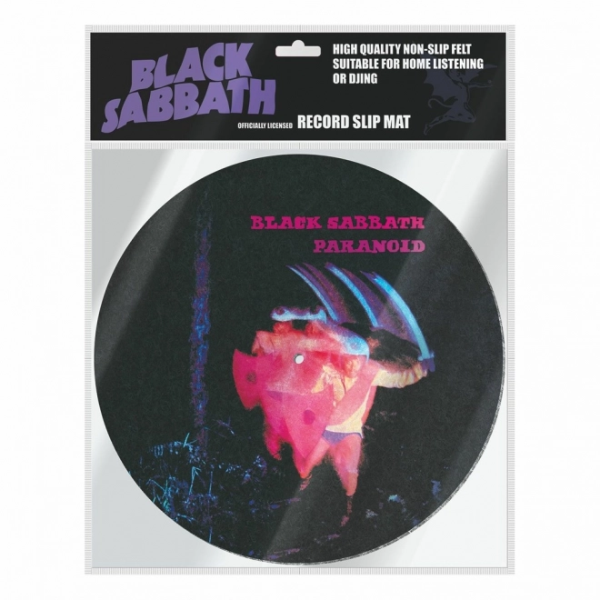 Podkładka na gramofon z motywem Black Sabbath