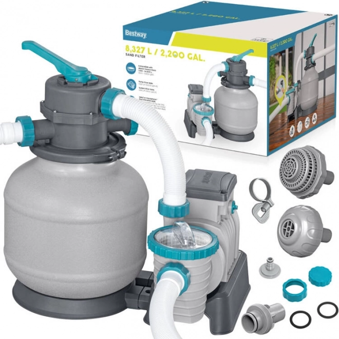 Bestway Piaskowa Filtracja do Basenu o Wydajności 8327 l/h