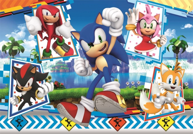 Puzzle Sonic 24 elementów Maxi dla dzieci