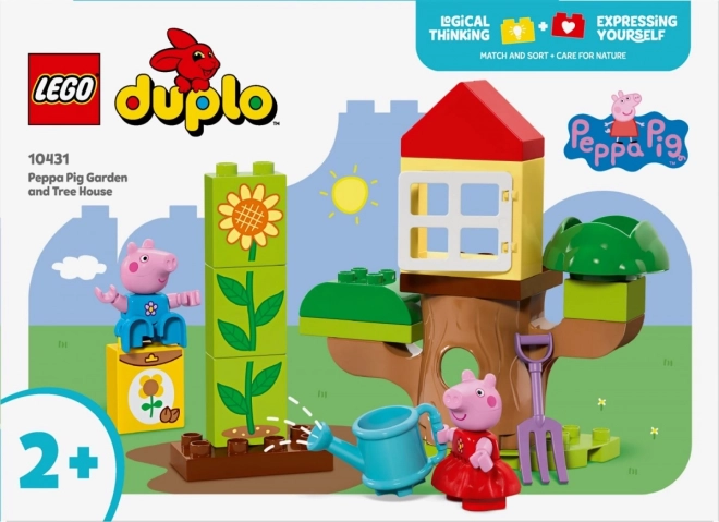 LEGO DUPLO 10431 Świnka Peppa - ogród i domek na drzewie