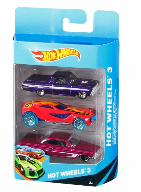 Zestaw 3 samochodzików Hot Wheels