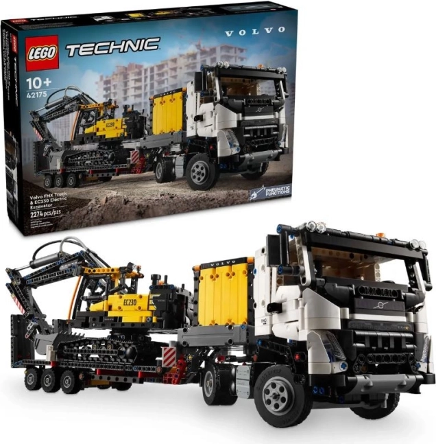 Lego Technic Volvo FMX ciężarówka i koparka EC230 Electric