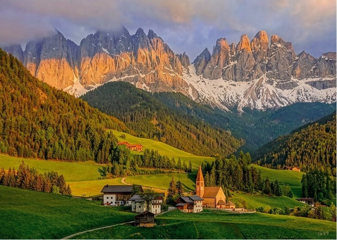 Puzzle Santa Maddalena Dolomity 1000 części
