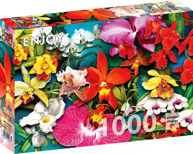 Puzzle Dżungla storczyków 1000 części