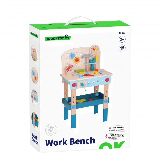 Drewniany stół roboczy Tooky Toy