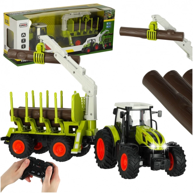 Zdalnie sterowany traktor z podpórką