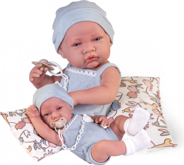 Realistyczna lalka niemowlę Antonio Juan z winylowym ciałem 42 cm