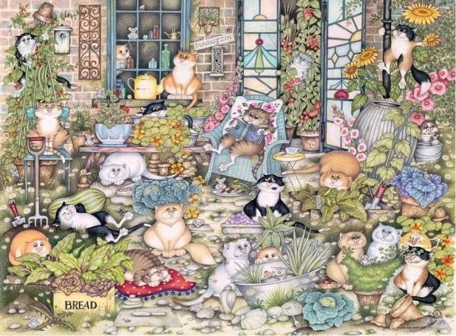 Puzzle Ravensburger Szalone koty: Kocie życie 500 elementów