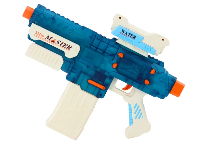 Pistolet na wodę M416 na akumulator, 500 ml, zasięg 8-10 m
