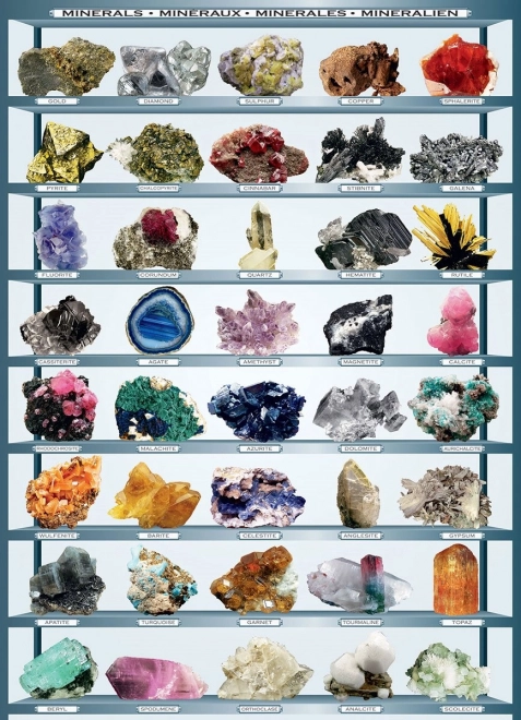 Puzzle Minerały 1000 elementów Eurographics