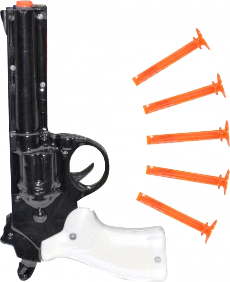Pistolet na strzałki z przyssawkami zestaw 21 cm