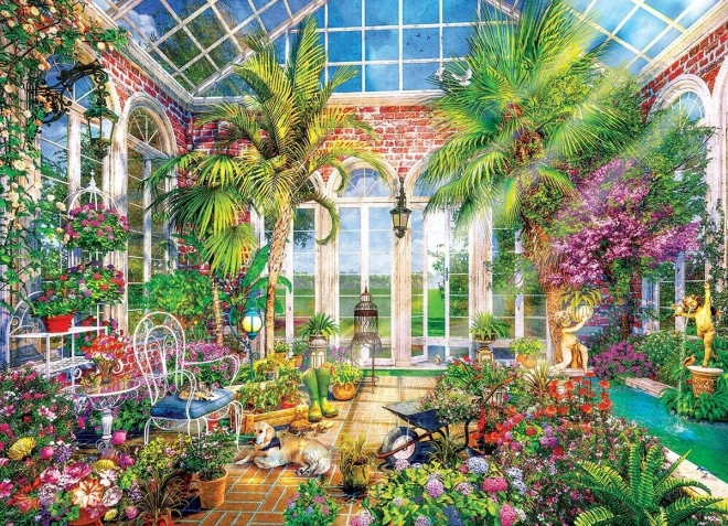 Puzzle Letnia szklarnia 1000 elementów