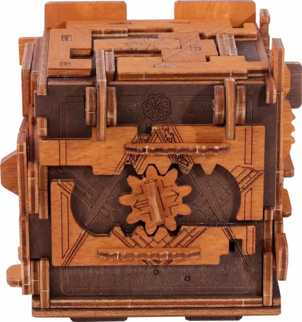 Drewniane puzzle box gra ucieczkowa 149 kawałków