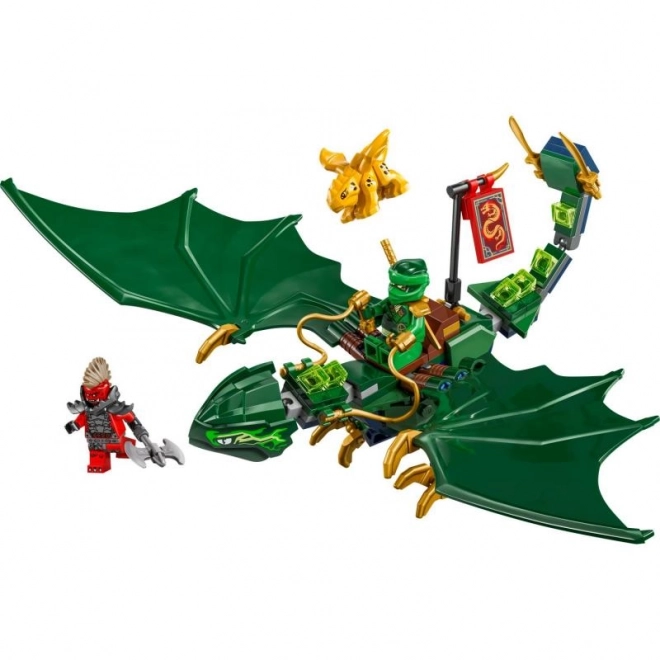 Lego Ninjago zielony smok leśny Lloyda