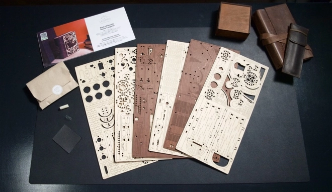 Ugears 3D drewniane mechaniczne puzzle Księga Tajemnic