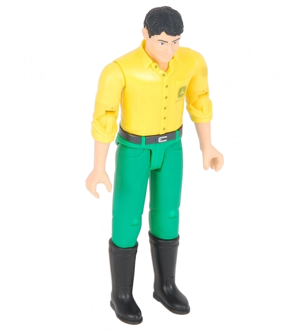 Bruder BWORLD Figurka John Deere żółta koszulka, zielone spodnie