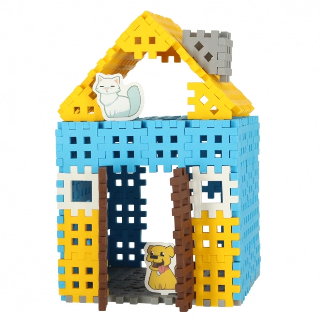 Klocki Budowlane Mini Waffle - Farmer Duży Zestaw Blisterów