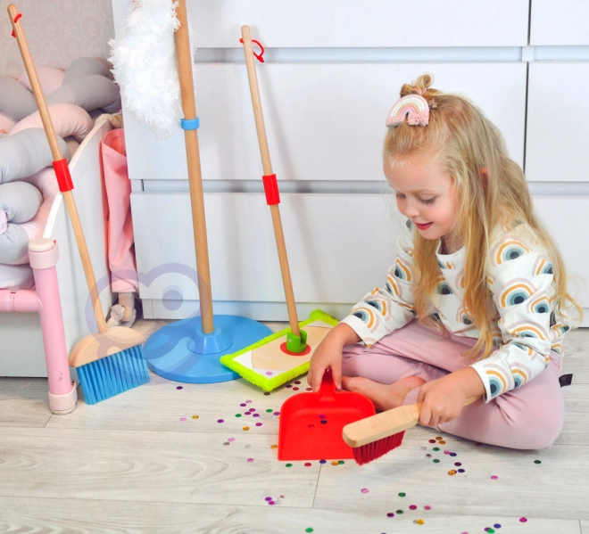 Drewniany zestaw do sprzątania dla dzieci Tooky Toy