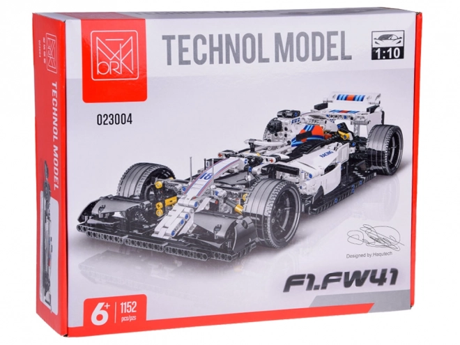Techniczne klocki Bolid F1 auto wyścigowe