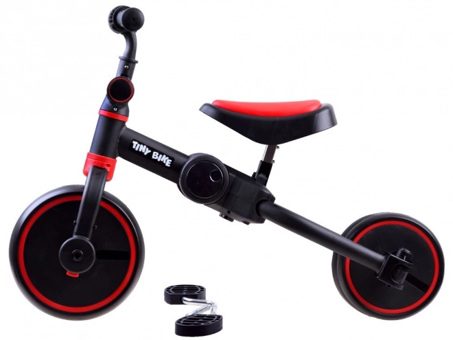 Dziecięcy trójkołowy rower 3w1 Tiny Bike – czerwony