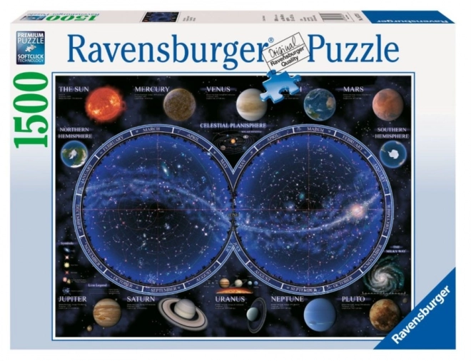 Puzzle Gwiezdna mapa nieba
