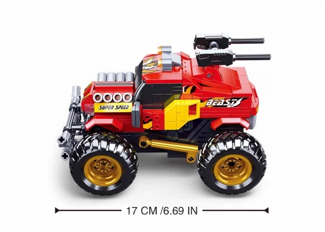 Sluban Power Bricks RC terenowy czerwony na zdalne sterowanie