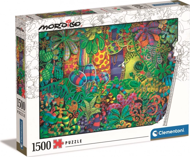 Puzzle 1500 części Mordillo Malarz