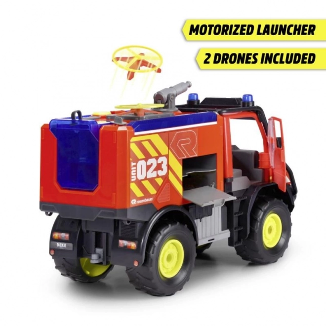 Wóz strażacki Mercedes-Benz Unimog U530 z efektami