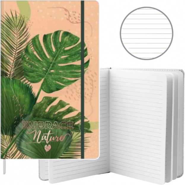 Notes A5 z motywem monstery - 80 kartek